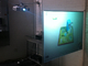 Lcd Dispay Büyük Çoklu Dokunmatik Ekran Duvar 80 Inç Nano Pet Yarı Şeffaflık Gri Folyo