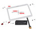 Samsung i9100 için Samsung Tablet Pc Dokunmatik Ekran Paneli Sayısallaştırıcı Meclisi