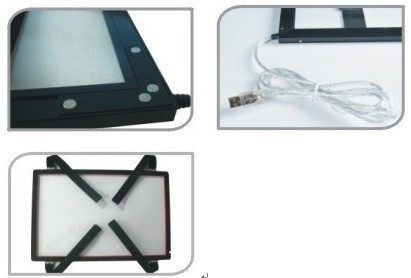 USB Controller ile OEM 200/500 inç Kızılötesi Dokunmatik ekran Panel, dokunmatik duvar