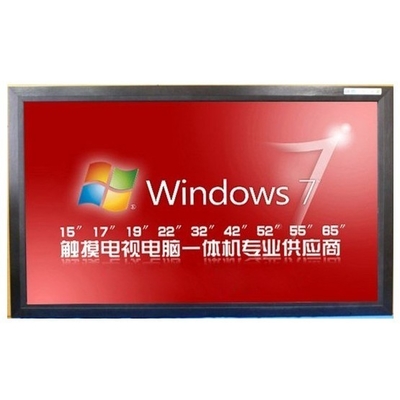 Büyük 42 inç Araba Dokunmatik Panel Hepsi Bir PC İç 1080 P HD LCD Video Monitör