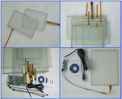 LCD Ekran, tak ve çalıştır için 23.6 inç USB Rezistif Dokunmatik Panel TP