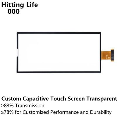 Hitting Life 000 Özel Kapasitif Dokunmatik Ekran Şeffaf ≥%83 Geçirgenlik ≥%78 Özelleştirilmiş Performans ve Dayanıklılık İçin